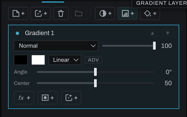 Advanced gradient