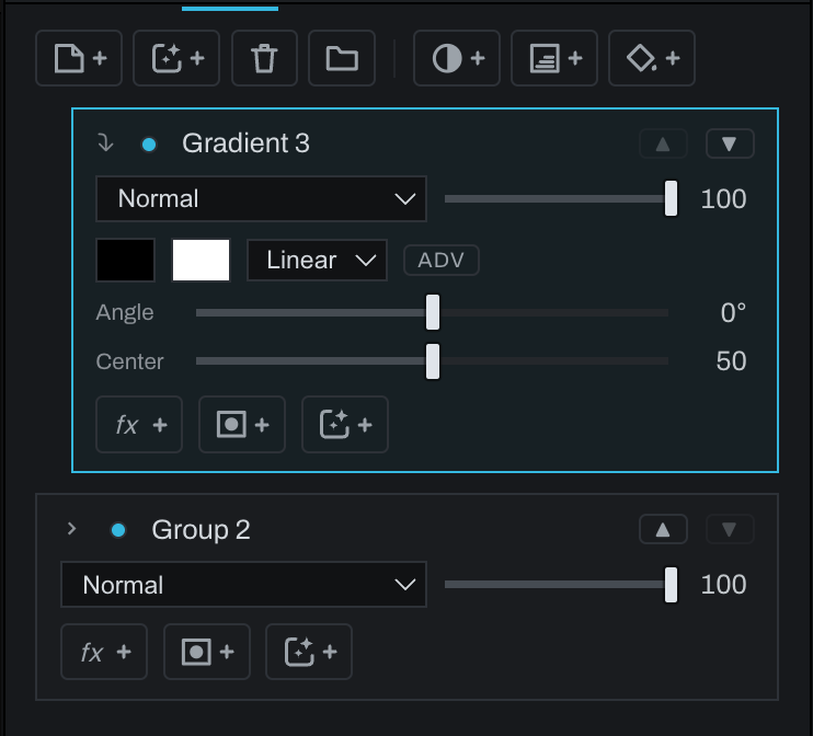 Group and clipping anatomy