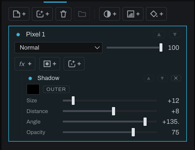 Effects stack